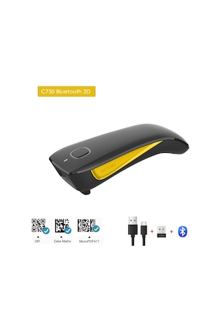 Bluetooth Kablosuz 2D Barkod Tarayıcı