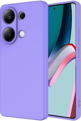 Noktaks - Xiaomi Uyumlu Xiaomi Redmi Note 13 Pro 4g - Kılıf İçi Kadife Koruyucu Mara Lansman Kapak - Lila