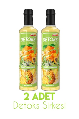 Güllüoğlu Detoks Sirkesi X 2 Adet 525 Ml