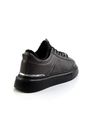 Gri Hakiki Deri Erkek Sneaker E01082010403 Gri