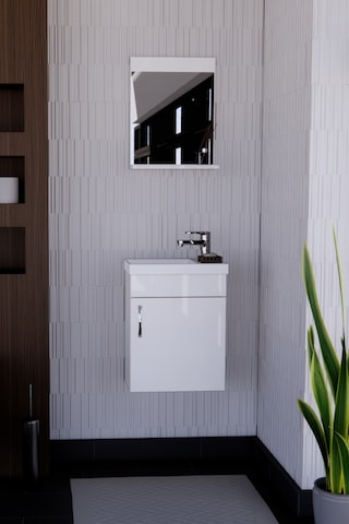 Mini Ebeveyn Beyaz 45*25 Cm Banyo Dolabi Çok Renkli