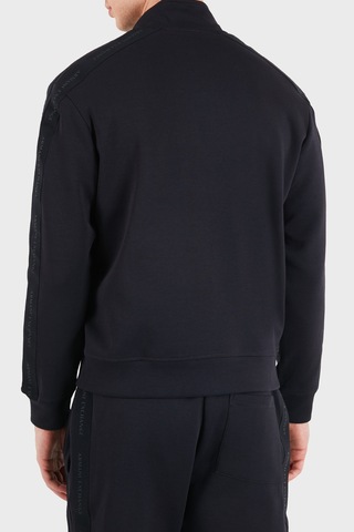 Armani Exchange Pamuk Karışımlı Dik Yaka Fermuarlı Sweat Erkek Sweat Xm003144 Af13047 Ub101 Lacivert