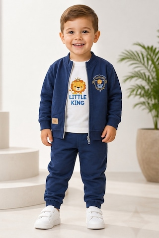 Mnk Baby & Kids Erkek Bebek Küçük Aslan Hırkalı 3lü Takım M00855 Lacivert Mnk Baby & Kids Erkek Bebek Küçük Aslan Hırkalı 3lü Takım M00855 Lacivert