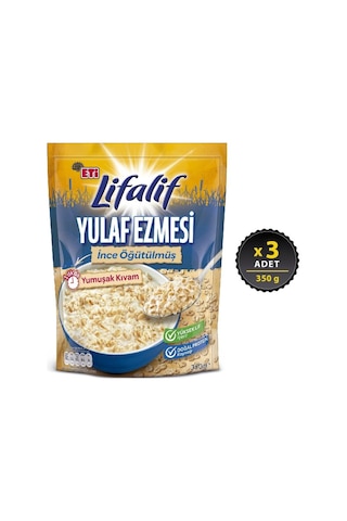 Eti Lifalif İnce Öğütülmüş Yulaf Ezmesi 3 x 350 G