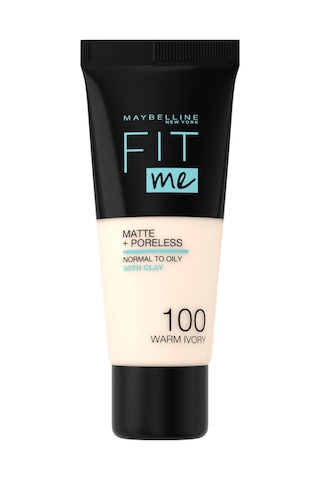 Maybelline New York Fit Me Matte+Poreless Fondöten 100 Warm Ivory