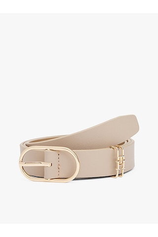Tommy Hilfiger Kadın Kemer Aw0aw17494acı Beige