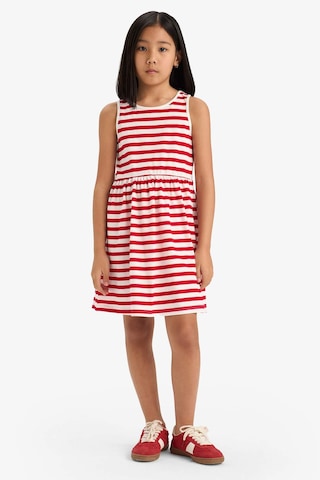 DeFacto Kız Çocuk Bisiklet Yaka Çizgili Kolsuz Yazlık Elbise B4340A825SMRD51