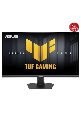 Asus Tuf Gaming Vg27vqm5f 27 İnç 280hz 0.5ms Full Hd Adaptive Sync Fast Va Kavisli Gaming Monitör