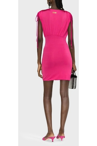 Versace Jeans Couture Bayan Elbise 74hao921 J0049 406 Fuşya