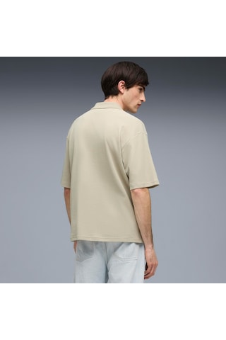 Puma Wardrobe Ess Boxy Erkek Gri Polo 634362