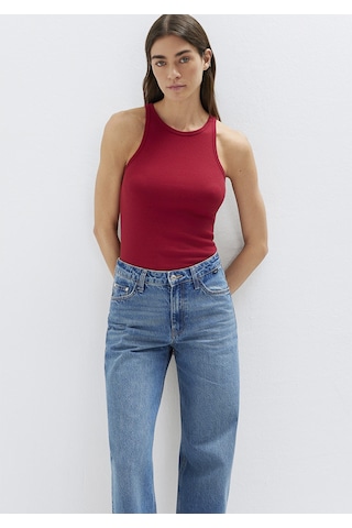 Mavi - Halter Yaka Kırmızı Atlet 1613912-70391