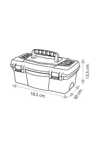 Robocombo Süper Bag Asr-2069 13" Power Plastik Kilitli Takım Çantası