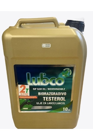 Lubco 2 Zamanlı 2-T Kırmızı Motosiklet Testere Bıçkı Yağı 10 L