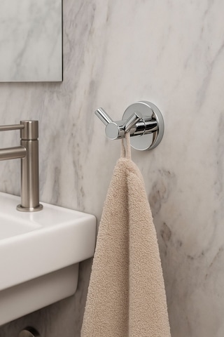 MultiStore Krom V Çatal Bornozluk Askısı Gri