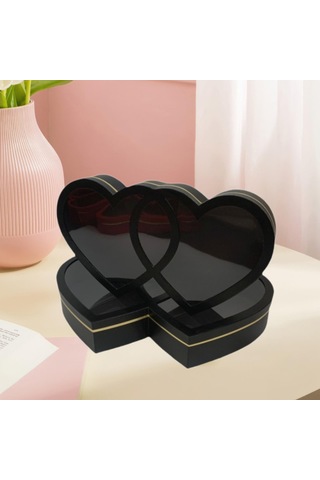 Suntek 2x Sevgililer Günü Hediye Kutusu Romantik Siyah