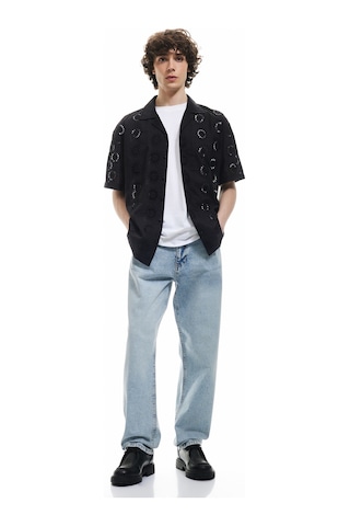 Koton Normal Bel Cep Detaylı Pamuklu Vintage Straight Fit Jean Pantolon Açık İndigo 5sam40108nd Açık İndigo