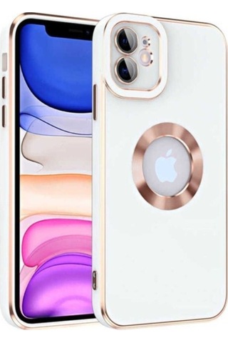 Apple Uyumlu iPhone 11 Kılıf Zore Kongo Kapak Beyaz