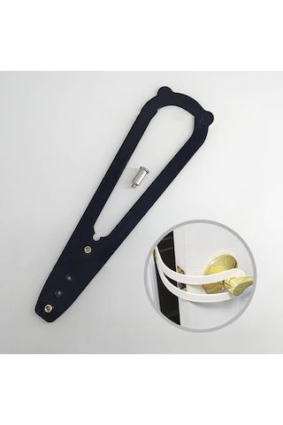 Homyl Ayarlanabilir Kapı Askısı Evcil Hayvan Malzemeleri Siyah