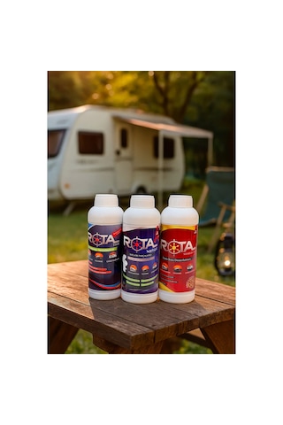 Car Fil Rota 3'lü Tam Koruma Karavan Depo & Atık Hijyen Seti