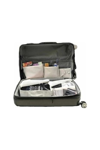 Bavul İçi Düzenleyici Valiz  Organizer 6 Lı Set - Çizgili