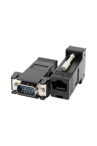 Powermaster Pm-6859 Vga To Rj45 Cat5/cat6/cat7 Mini Extender Uzatıcı Adaptör