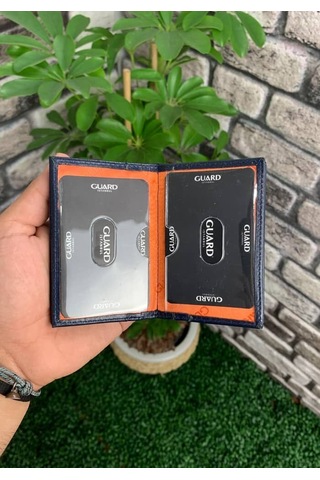 Guard Lacivert Nappa Hakii Deri Kartlık Erkek / Kadın P1169 Lacivert