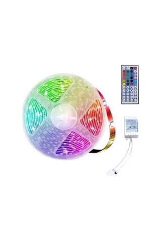 Rgb Neon Şerit Led Lamba 10 Metre İç Mekan Tasarımına Uygun Çok Renkli