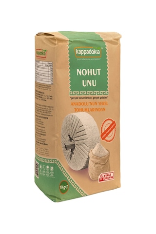 Kappadokia Katkısız Glütensiz Taş Değirmen Nohut Unu 1 Kg