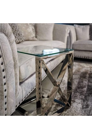 Fosca Paslanmaz Metal C Sehpa