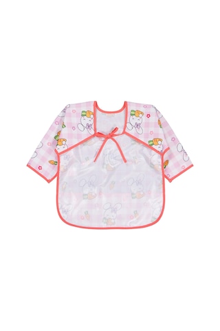 Civil Baby Tavşan Empirme Mama Önlüğü - Pembe Pembe