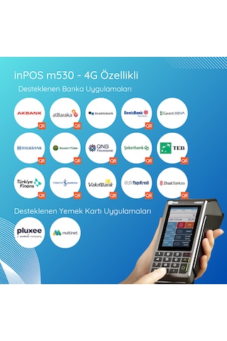 Inpos İnpos M530 4g Yeni Nesil Yazar Kasa Pos Kurulu Gönderim