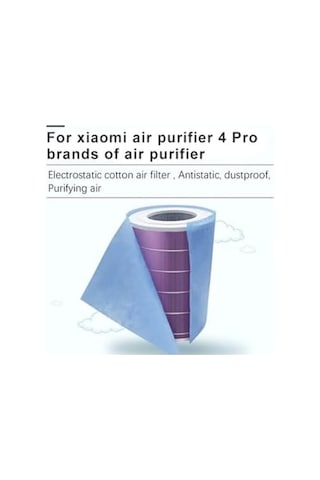 Hava Temizleyici Toz Tutucu Filtre Xiaomi Mi Air Purifier 4 Pro 10 Adet Mavi, 2020121