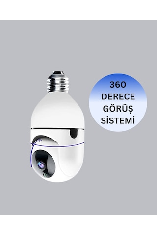 Tam - 659 - Karanlıkta Görüntüleme Sağlayan 1080p Ampul - Smglobal - Güvenlik Kamerası