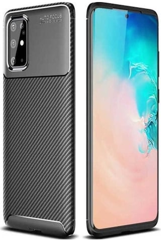 Galaxy S20 Plus Kılıf Zore Negro Silikon Kapak Siyah
