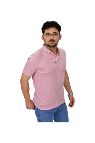 Raymons Erkek Büyük Beden Polo Yaka Merserize Tişört T3000 Bgl-st04534 Pembe