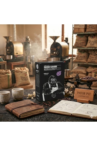 Noir Pit Coffee Co. Rwanda Karambi Ve Guatemala Çekirdek Kahve 2x250 G Diğer