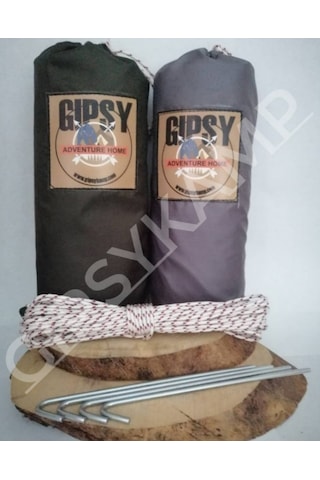 Gipsy Kamp 4 Mevsim Tarp 3x3M Yeşil