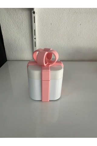 Dekoratif Aksesuar Kutusu Beyaz-pembe