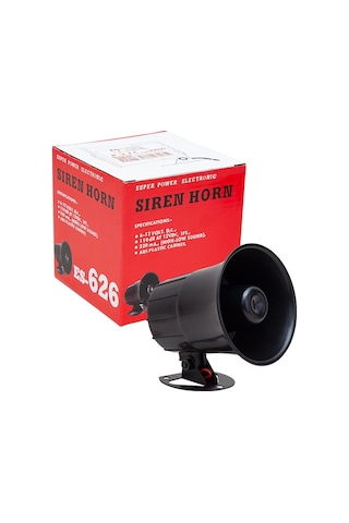 Ayt Magicvoice 12 Volt Tek Sesli Siren Horn 6 Melodili Mv-30600