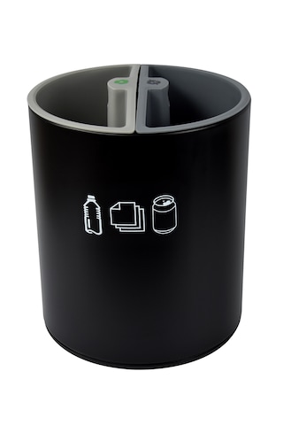 Reınkraft Rnt-011 Çift Bölmeli Çelik Çöp Kovası