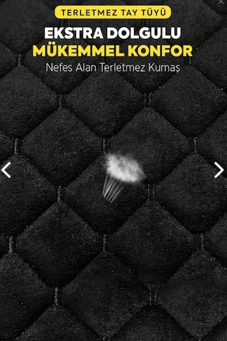 Togg T10x Siyah Renk Tay Tüyü Cepli & Terletmez Sırtlı Oto Koltuk Minder Seti - Koltuk Koruma Kılıfı Ön & Arka Tam Set