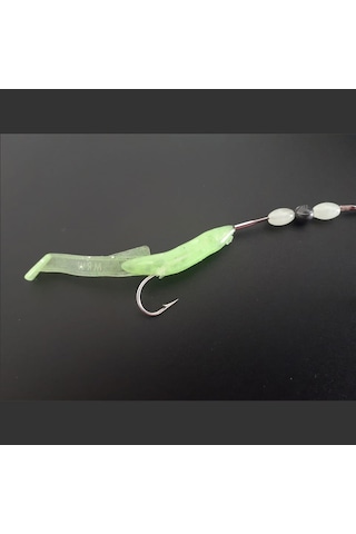 Levrek Lüfer Avcısı Çelik Telli Silikon Balık 6,5 Cm