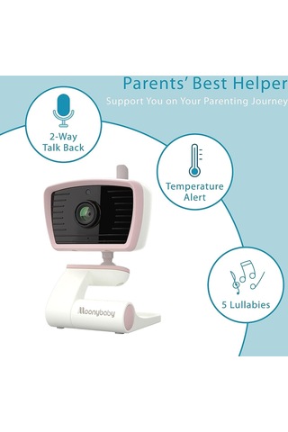 Moonybaby 5" Uzun Menzilli 2 Kameralı Bebek Monitörü, Wifi Gerekmez