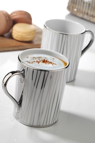 Forest 2li Mug Bardak Platin 10925 Gri