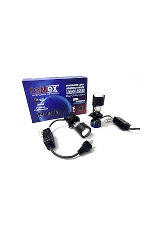 Femex H4 Pro Exclusive Mini Bi-led Lens Csp Lextar Chip 50w