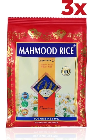 Mahmood Rice Basmati Pirinç 3 x 900 G