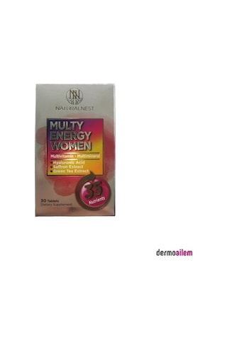 Naturalnest Multy Energy Women Takviye Edici Gıda 30 Tablet