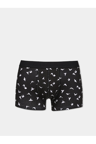 Colin's Colins Modern Fit Baskılı Erkek Siyah Boxer Cl1075771 Q1.v1 Blk Siyah