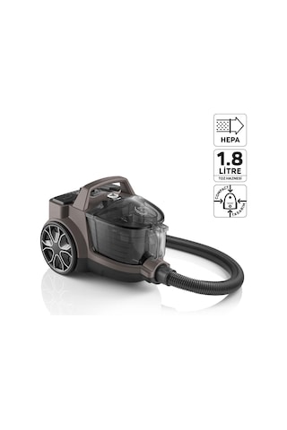 Arzum AR4137 Focus Pro Cyclone 1.8 LT Toz Hazneli HEPA Filtreli Elektrikli Süpürgesi
