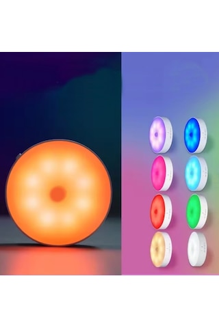 2 Adet Uzaktan Kumandalı Şarjlırgb Led - 16 Renk Ve Zamanlayıcı Özellikli Kablosuz Monitör Arkası Ambiyans Aydınlatma